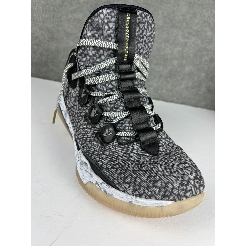 Crossover Culture Sniper LP2 Basketball Shoes Size 9 Black White Geometric